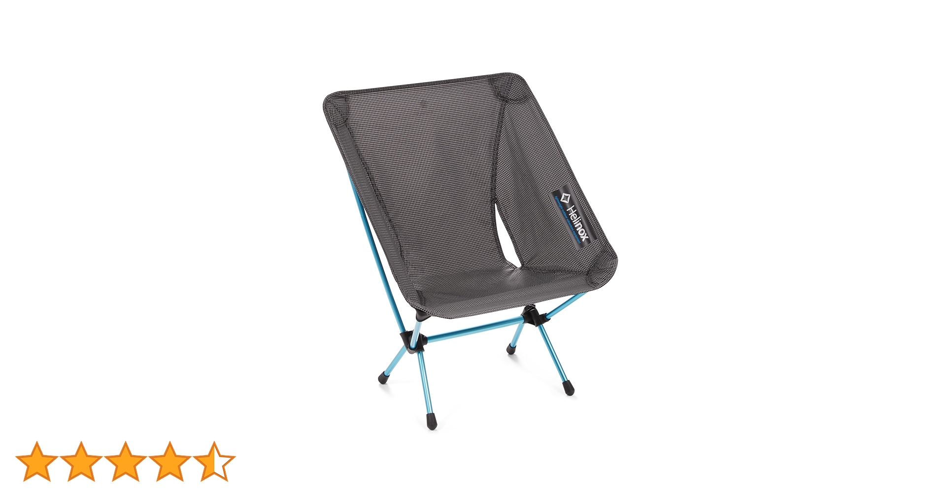 Helinox Krzesło Zero leżak kempingowy z 4 nogami (czarny